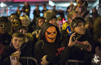 Halloween parade held in Manhattan, New York City
