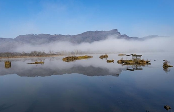 Picturesque view of Dajiu Lake in C China's Shennongjia Forestry District