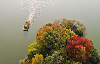 Bird's-eye view of autumn scenery across China