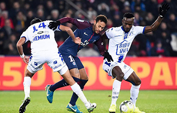 French Ligue 1: Paris Saint-Germain beats Troyes 2-0