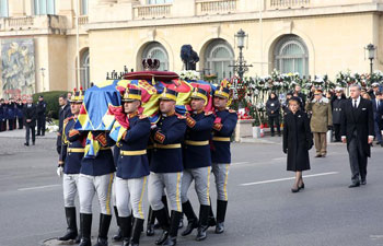 Funeral of Romania's former King held in Bucharest