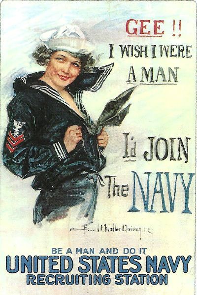 女性征兵海报