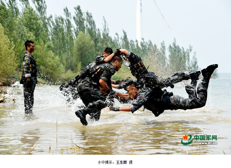 高清：人民军队之水中蛟龙震撼照片公开【2】