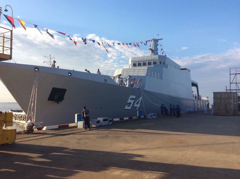 缅甸新下水巡逻艇有中国血统?
