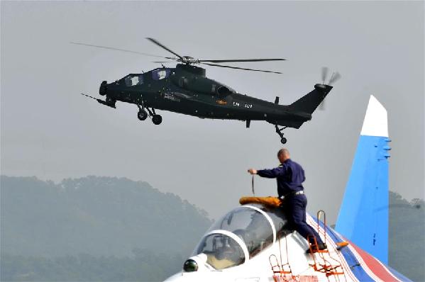 （建军90周年·90个第一·图文互动）第一种国产武装直升机：“陆军之鹰”
