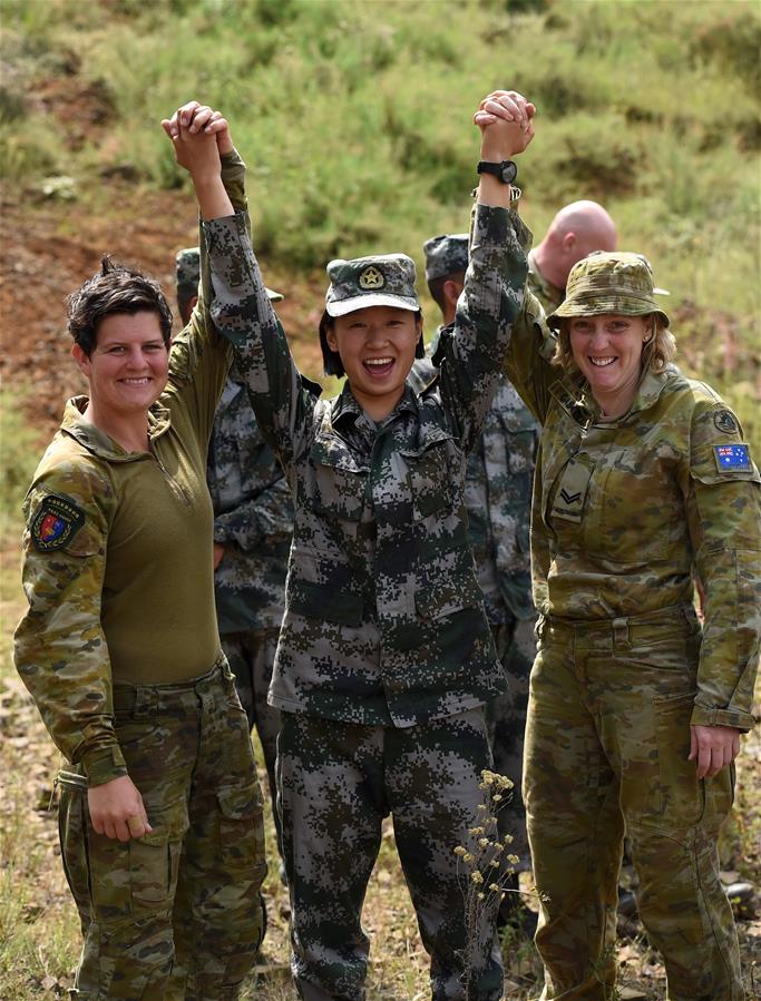 （军事）（1）“熊猫袋鼠-2017”中澳陆军联合训练结束