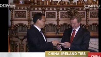 More cooperation in trade, clean energy and education between China and Ireland