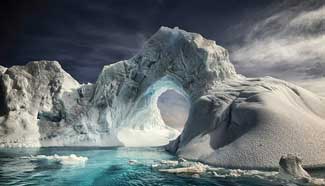 Breathtaking scenery of the Antarctic region