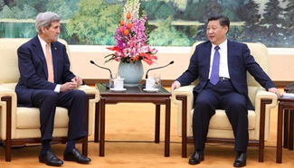President Xi meets visiting U.S. Secretary of State