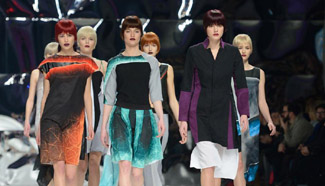 Models present creations during BIPA Fashion Week in Zagreb