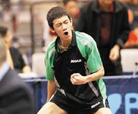 骁勇善战 17岁华裔男孩入选美乒乓球成人国家