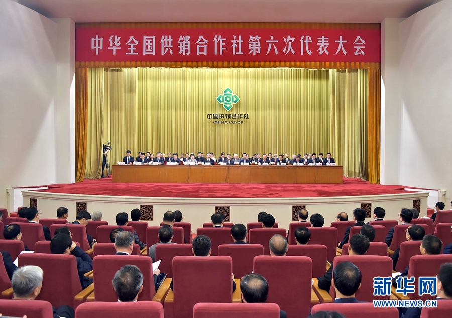 7月21日，中华全国供销合作社第六次代表大会在北京人民大会堂召开。 新华社记者 李涛 摄