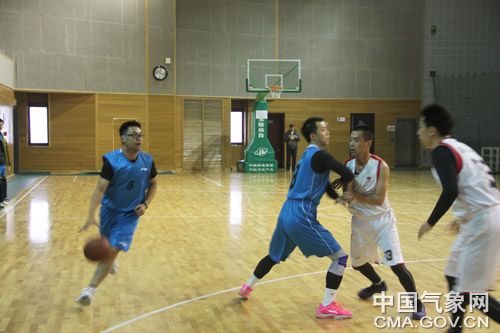 中国气象局青年篮球队获国家机关比赛第五名