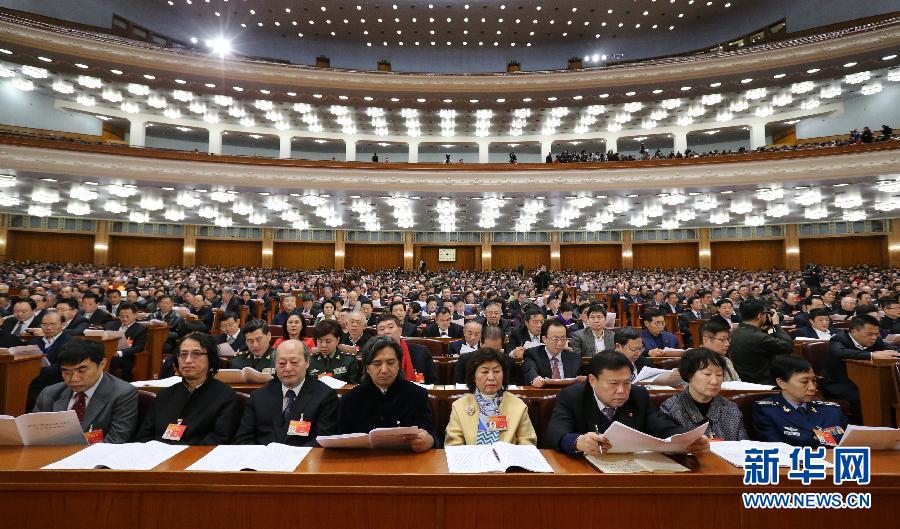 （两会）（6）全国政协十二届三次会议举行第二次全体会议