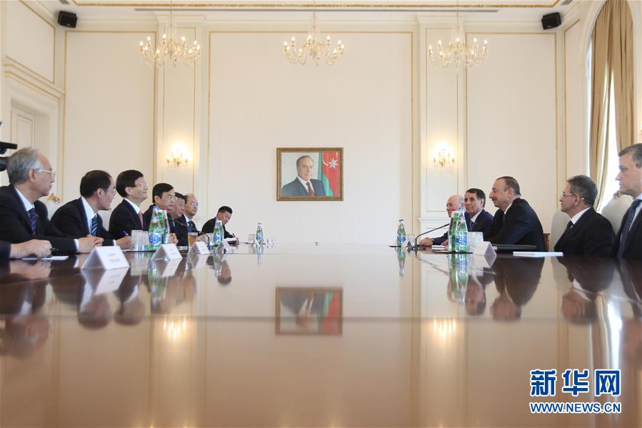 （XHDW）阿塞拜疆总统阿利耶夫会见孟建柱