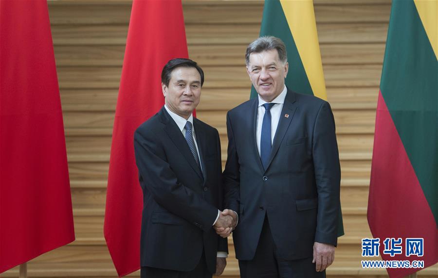 （XHDW）杨晶同立陶宛总理布特克维丘斯举行会谈