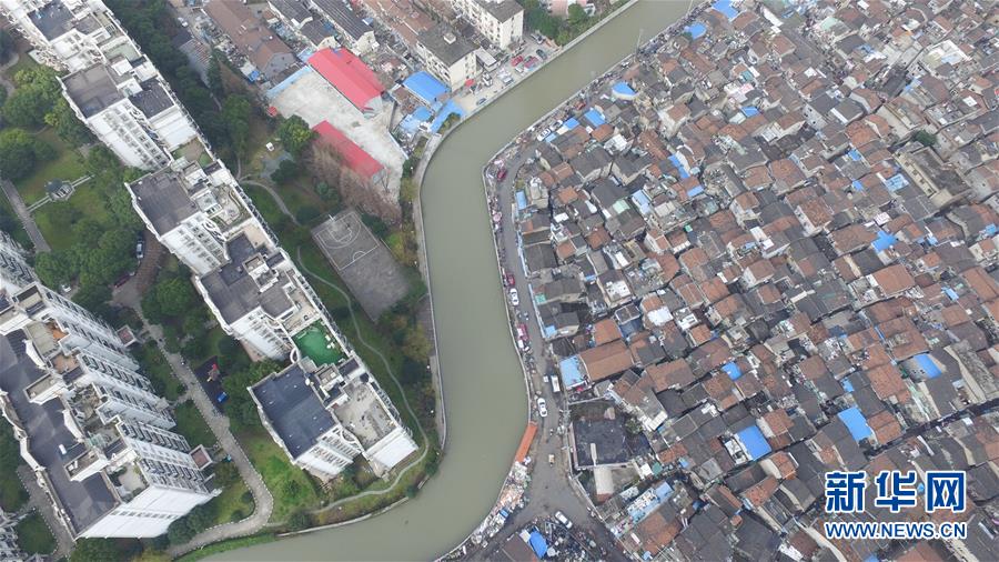 （社會）（5）航拍上海『最大的棚戶區』之一——張橋