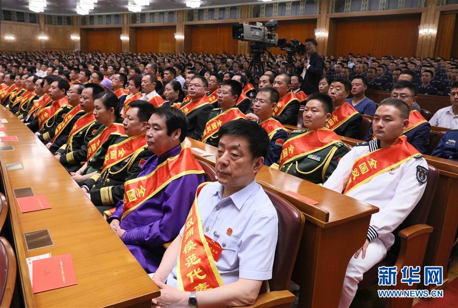 （时政）（3）庆祝中国人民解放军建军90周年大会在北京隆重举行