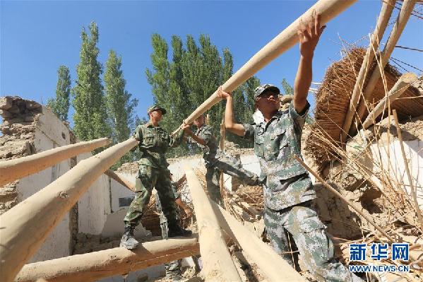 #（社会）（1）新疆精河县地震救援工作开展有序
