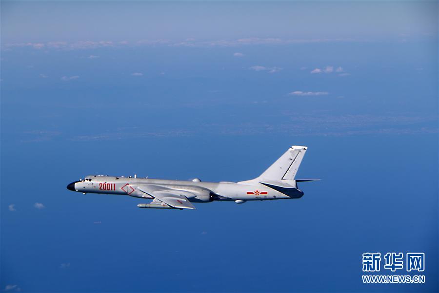 （图文互动）（2）中国空军编队飞越对马海峡赴日本海远洋训练