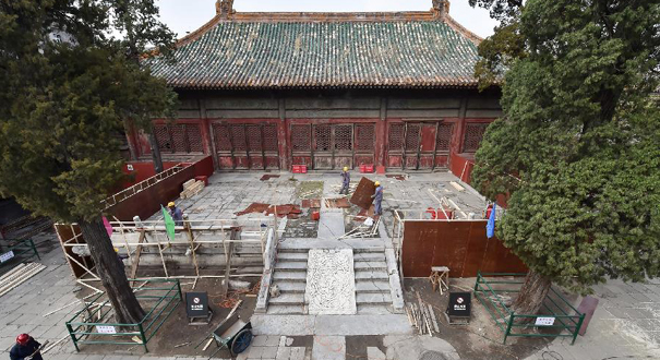 故宫大高玄殿开始新中国成立后首次整体大修