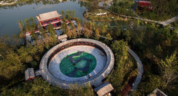 实拍：武汉园博会绿化景观全面建成