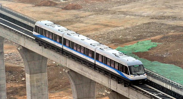 中国首条中低速磁浮铁路加速系统调试 计划上半年载客试运营