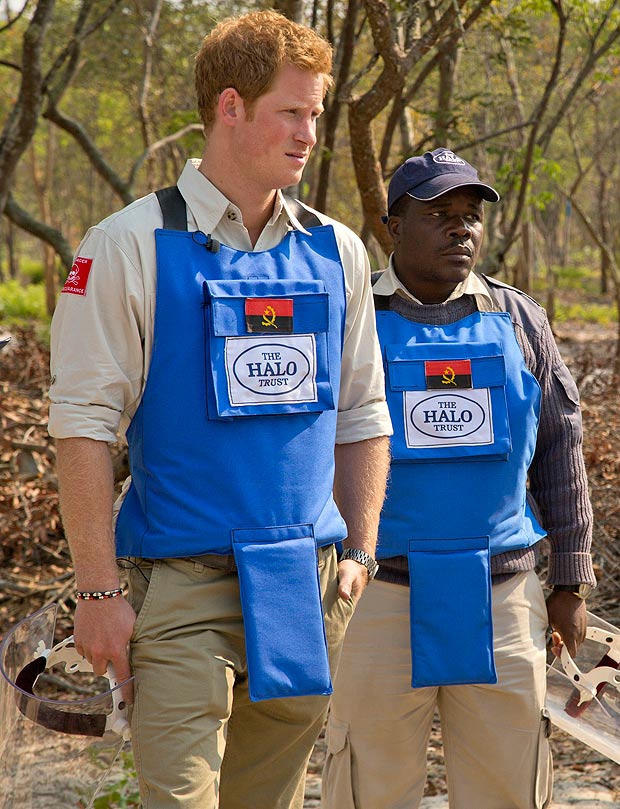 Prince Harry's visit to Angola