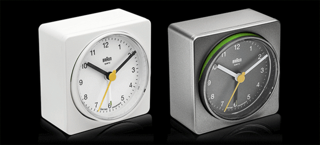 Just Flick This Clock's Simple Face Switch To Activate Its Alarm