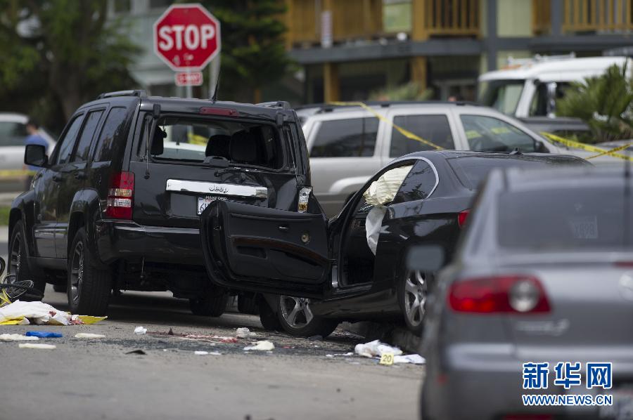 （国际）（3）美国南加州圣巴巴拉县发生枪击事件7死7伤 