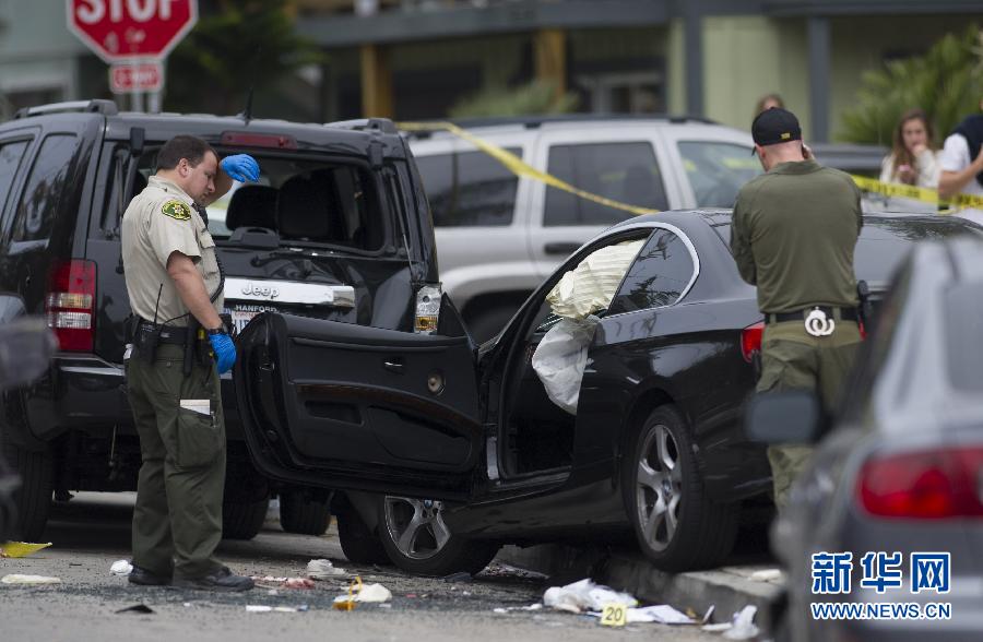 （国际）（4）美国南加州圣巴巴拉县发生枪击事件7死7伤 