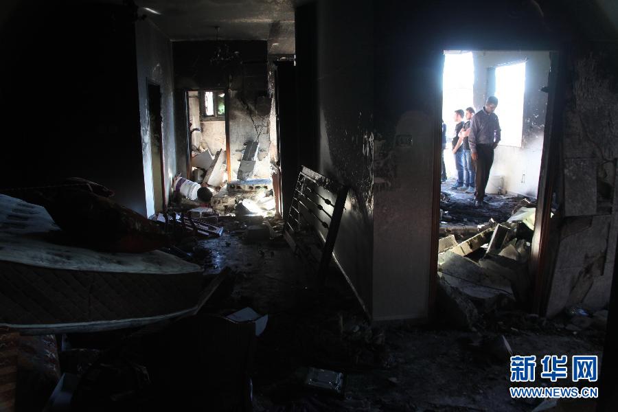 （国际）（5）涉嫌杀害3名犹太青年的哈马斯成员住所被以军炸毁