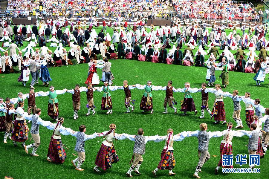 （国际）（2）立陶宛2014歌曲节举办舞蹈日活动
