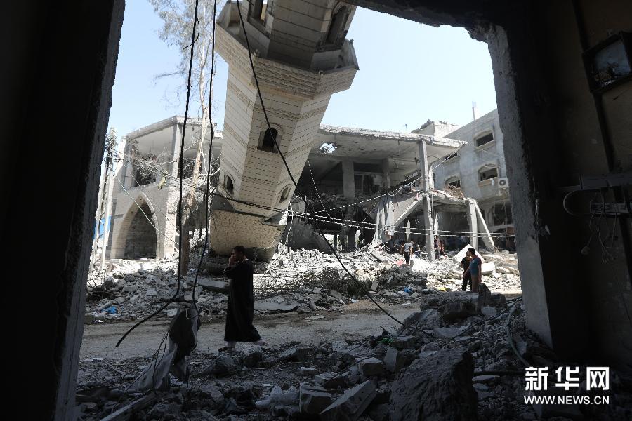 （国际）（2）加沙清真寺遭轰炸