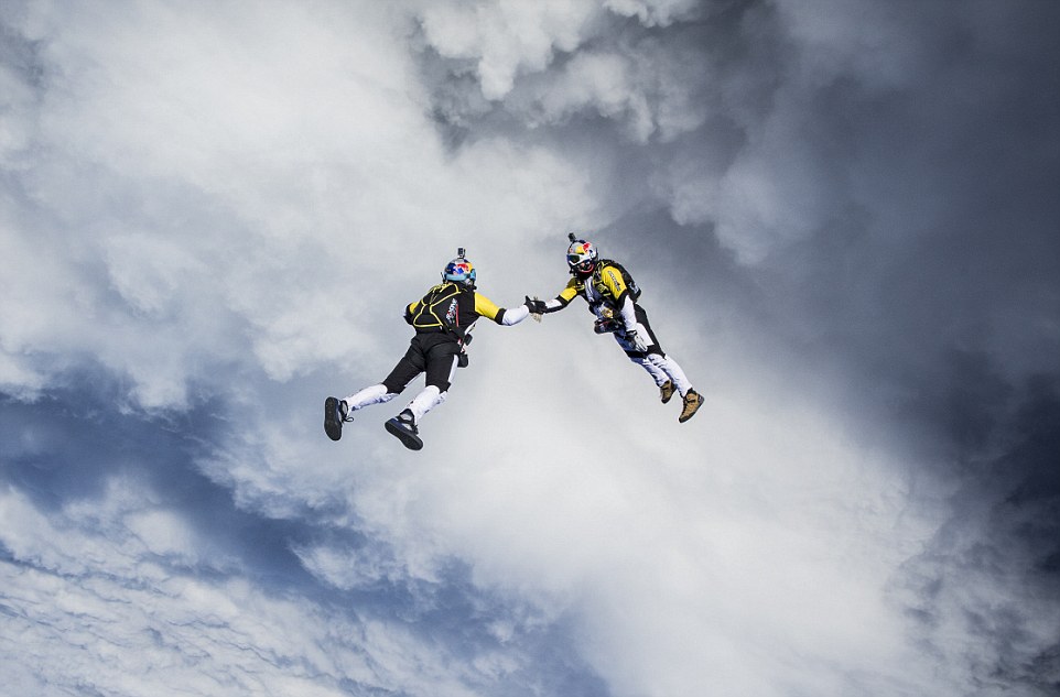It was a combination of different skydiving technics and many years of training,