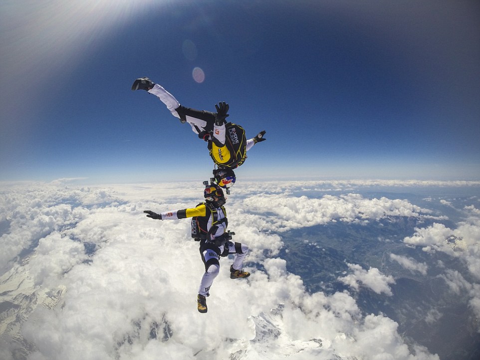 It took Frederic and Vincent a year and a half to prepare for the final jump which took place this summer