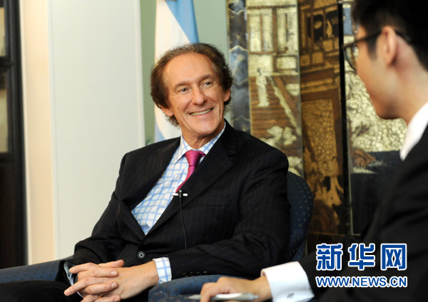 专访阿根廷驻华大使：中阿两国人民正相向而行