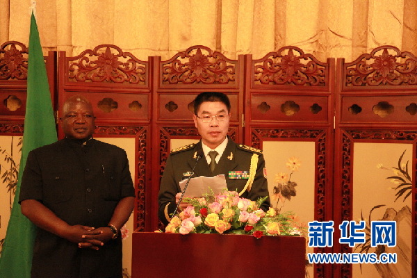 中国驻赞比亚使馆举办建军八十七周年招待会
