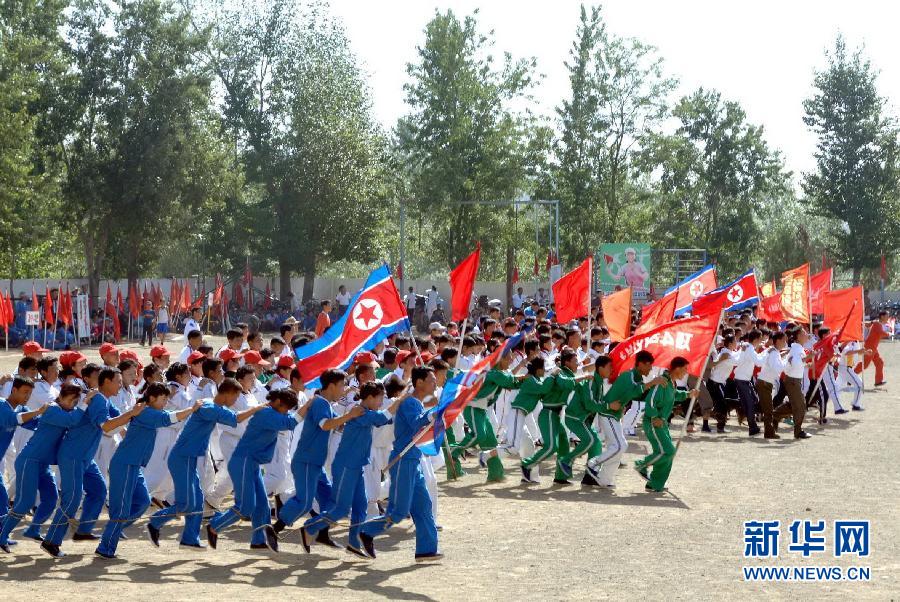 （国际）（1）朝鲜各地庆祝“青年节”