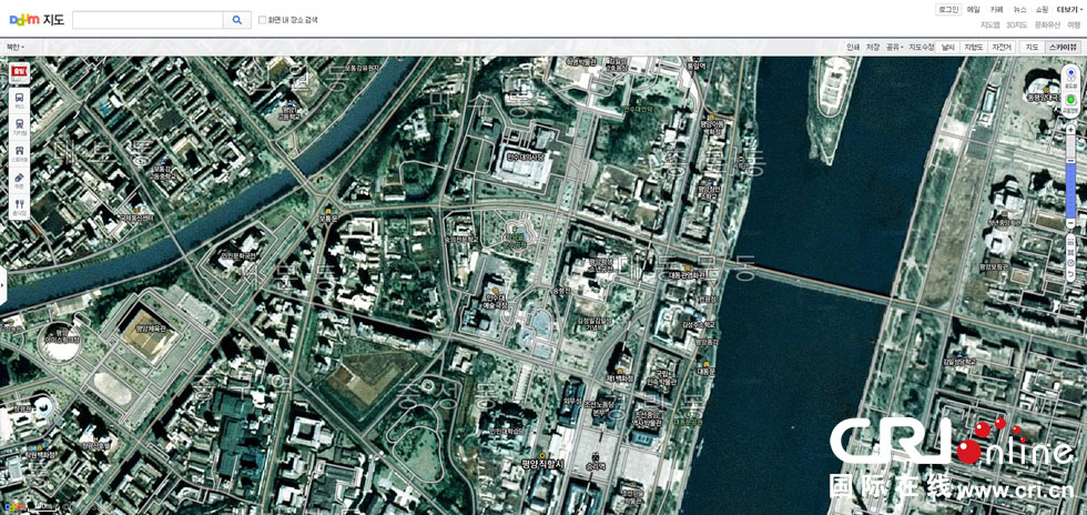 韩国门户网站开始提供朝鲜地图服务(高清组图)