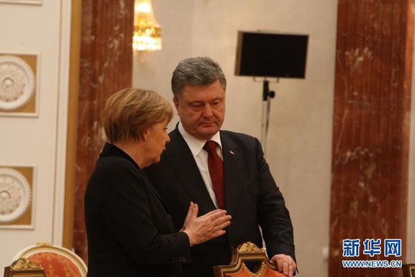 为促成乌克兰停火协议 四国首脑也是蛮拼的