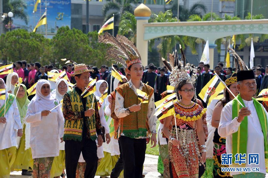 （XHDW）（5）文莱举行国庆阅兵和游行活动