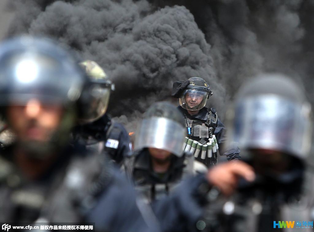巴勒斯坦示威者就土地问题与以色列军方发生冲突  