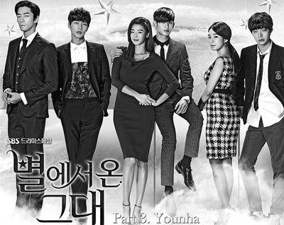 图为韩剧《来自星星的你》海报。