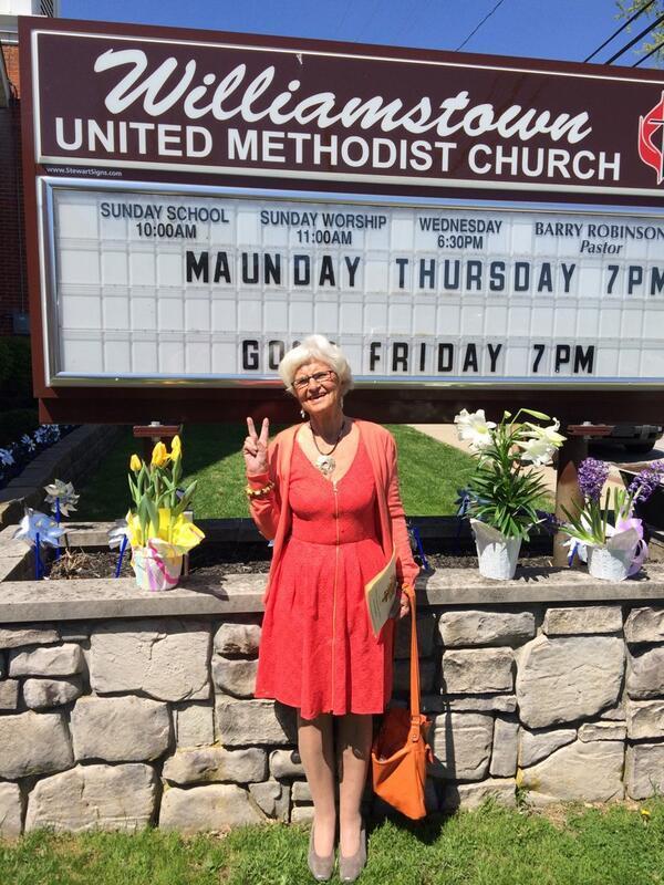 美国87岁酷奶奶穿衣前卫走红