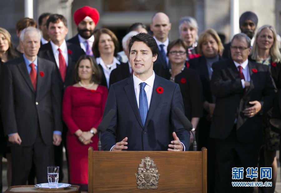 （国际）（1）加拿大当选总理特鲁多宣誓就职