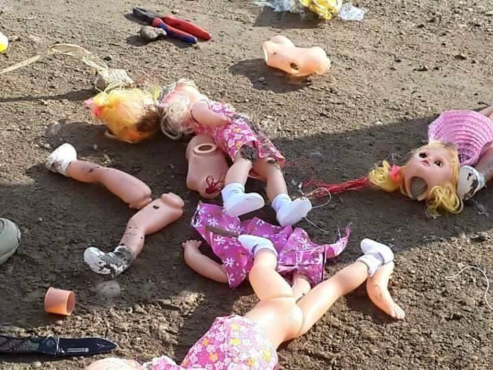 伊拉克发现一箱装满炸弹的儿童玩具