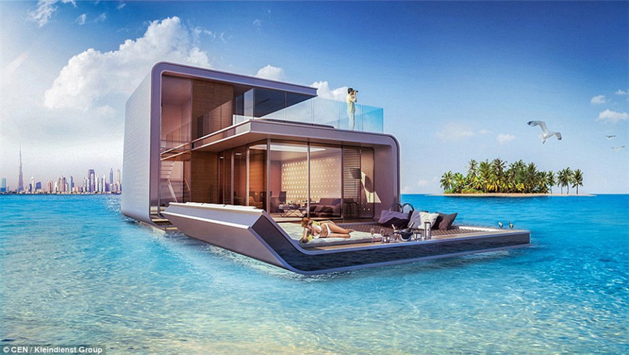 迪拜计划打造漂浮别墅群 水下海景房极尽土豪