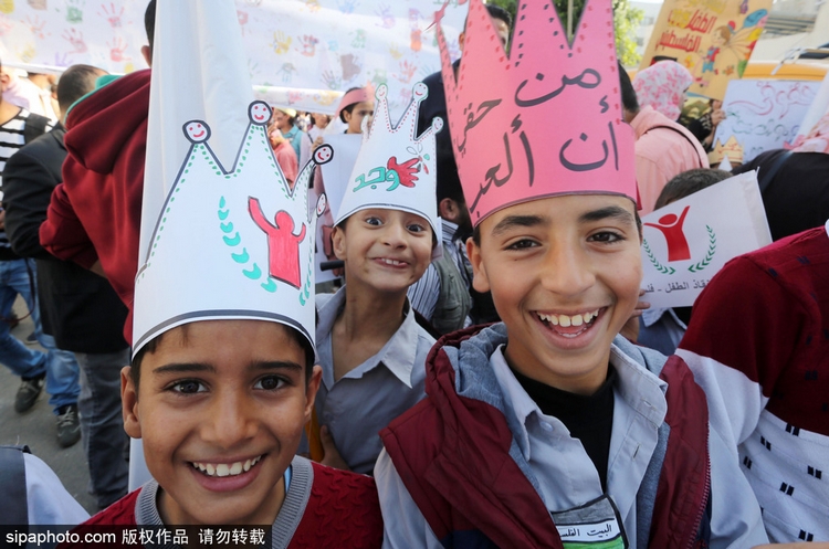 战火里的童年:巴勒斯坦儿童庆儿童日