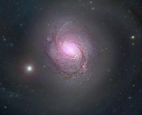 NASA拍螺旋星系